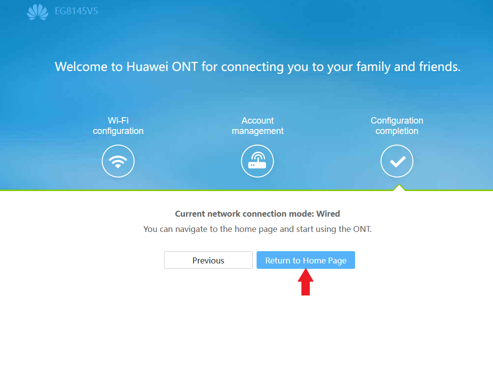 Halaman home Huawei